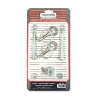 COMPETITION BONNET PIN KIT  - STAINLESS STEEL