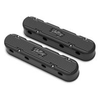 2-PIECE CAST ALUM. V/C, SATIN BLK FINSH