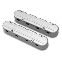 2-PIECE VALVE COVER GM LS CHEVROLET LOGO