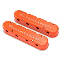 2-PIECE VALVE COVER GM LS CHEVROLET LOGO