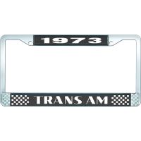 1973 TRANS AM LICENSE PLATE FRAME STYLE 2 BLACK