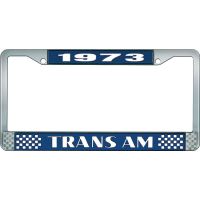 1973 TRANS AM LICENSE PLATE FRAME STYLE 2 BLUE