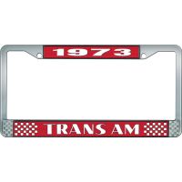 1973 TRANS AM LICENSE PLATE FRAME STYLE 2 RED