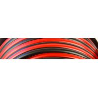Minirulle förtennad, svart/röd 2 x 1,5 mm², - 10 m