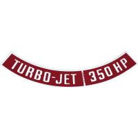 350 HP Turbo-Jet Air Cleaner Decal (OE#3908964)