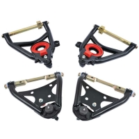 1965-70 Chevrolet Fullsize Tubular Control Arm Set- Black