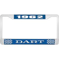 1962 DART LICENSE PLATE FRAME - BLUE