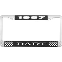 1967 DART LICENSE PLATE FRAME - BLACK