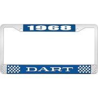 1968 DART LICENSE PLATE FRAME - BLUE