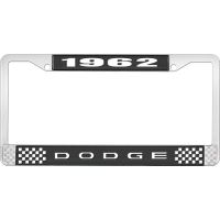 1962 DODGE LICENSE PLATE FRAME - BLACK