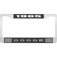 1965 DODGE LICENSE PLATE FRAME - BLACK