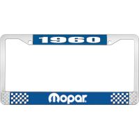 1960 MOPAR LICENSE PLATE FRAME - BLUE