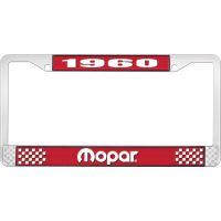 1960 MOPAR LICENSE PLATE FRAME - RED