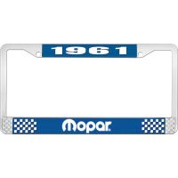 1961 MOPAR LICENSE PLATE FRAME - BLUE