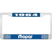 1964 MOPAR LICENSE PLATE FRAME - BLUE