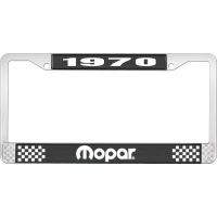 1970 MOPAR LICENSE PLATE FRAME - BLACK