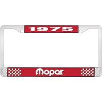 1975 MOPAR LICENSE PLATE FRAME - RED