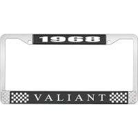 1968 VALIANT LICENSE PLATE FRAME - BLACK