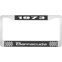 1973 BARRACUDA LICENSE PLATE FRAME - BLACK