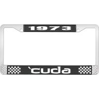 1973 'CUDA LICENSE PLATE FRAME - BLACK