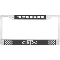1968 GTX LICENSE PLATE FRAME - BLACK