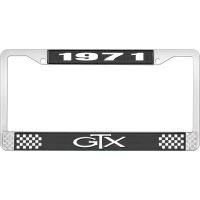 1971 GTX LICENSE PLATE FRAME - BLACK