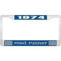 1974 ROAD RUNNER LICENSE PLATE FRAME - BLUE