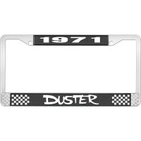 1971 DUSTER LICENSE PLATE FRAME - BLACK