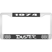 1974 DUSTER LICENSE PLATE FRAME - BLACK