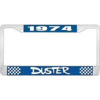 1974 DUSTER LICENSE PLATE FRAME - BLUE