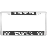 1975 DUSTER LICENSE  PLATE FRAME - BLACK