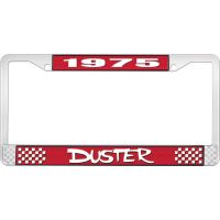 1975 DUSTER LICENSE PLATE FRAME - RED