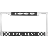 1965 FURY LICENSE PLATE FRAME - BLACK