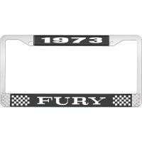1973 FURY LICENSE PLATE FRAME - BLACK