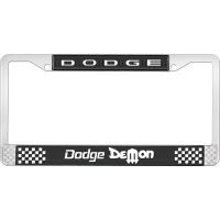 DODGE DEMON LICENSE PLATE FRAME - BLACK