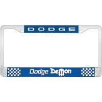 DODGE DEMON LICENSE PLATE FRAME - BLUE