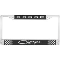 DODGE CHARGER LICENSE PLATE FRAME - BLACK
