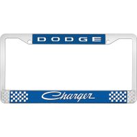 DODGE CHARGER LICENSE PLATE FRAME - BLUE
