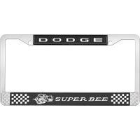 DODGE SUPER BEE LICENSE PLATE FRAME - BLACK