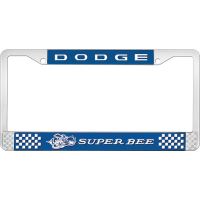 DODGE SUPER BEE LICENSE PLATE FRAME - BLUE