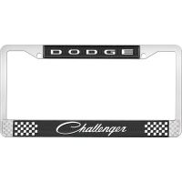 DODGE CHALLENGER LICENSE PLATE FRAME - BLACK