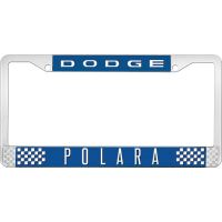 DODGE POLARA LICENSE PLATE FRAME - BLUE
