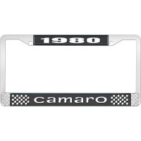1980 CAMARO LICENSE PLATE FRAME STYLE 1 BLACK
