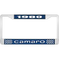 1980 CAMARO LICENSE PLATE FRAME STYLE 1 BLUE