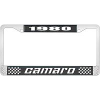 1980 CAMARO LICENSE PLATE FRAME STYLE 2 BLACK