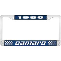1980 CAMARO LICENSE PLATE FRAME STYLE 2 BLUE