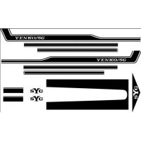 1969 SYC YENKO STRIPE SET - BLACK