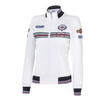 FULL ZIP SWEATSHIRT MR LADY SZ S WH