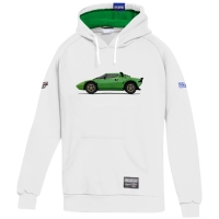 HOODIE LANCIA HF GR 4 WH/GN S