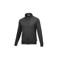 GRIT SWEATSHIRT FLL ZIP PLATA GR M